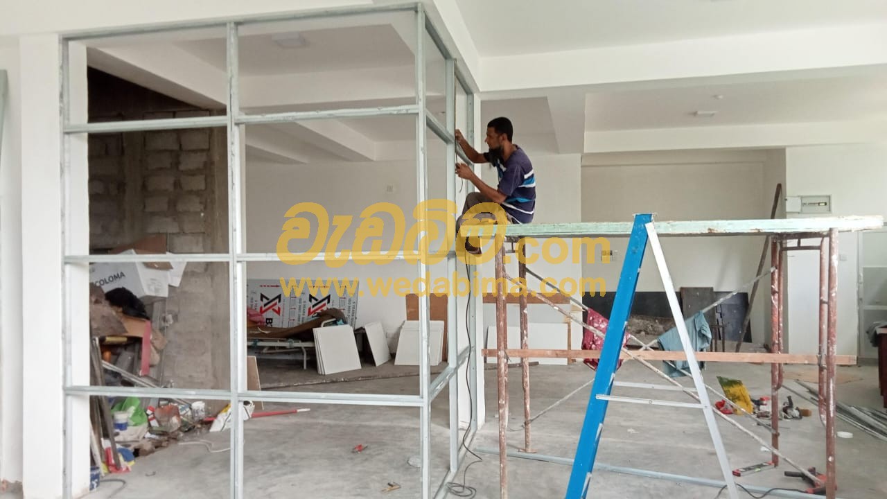 Aluminium Partition Work In Colombo