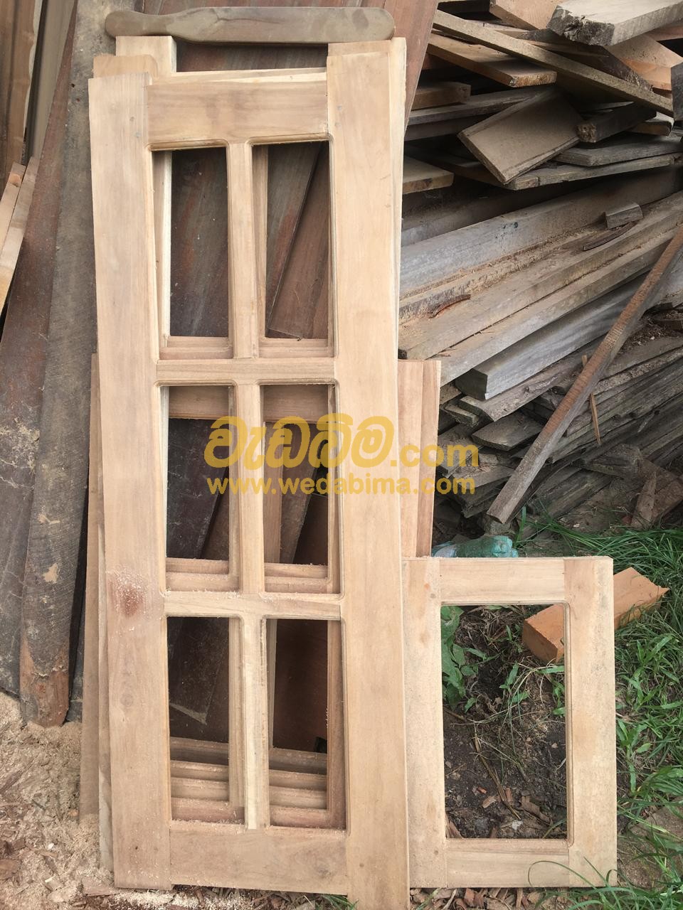 Wooden windows in gampaha