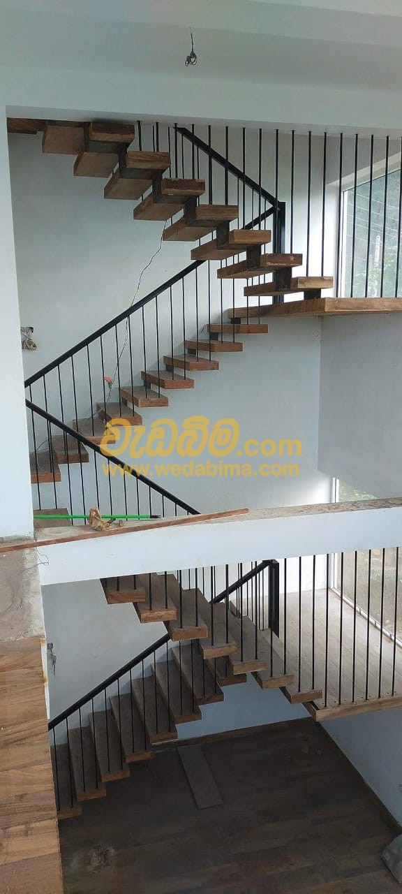 Wooden Stairs Design - Kandy