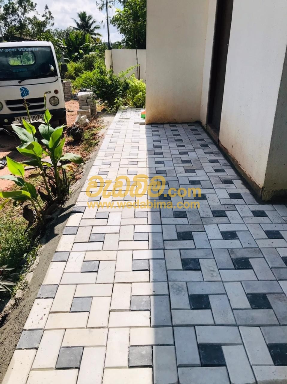 Interlock Paving design in Sri Lanka