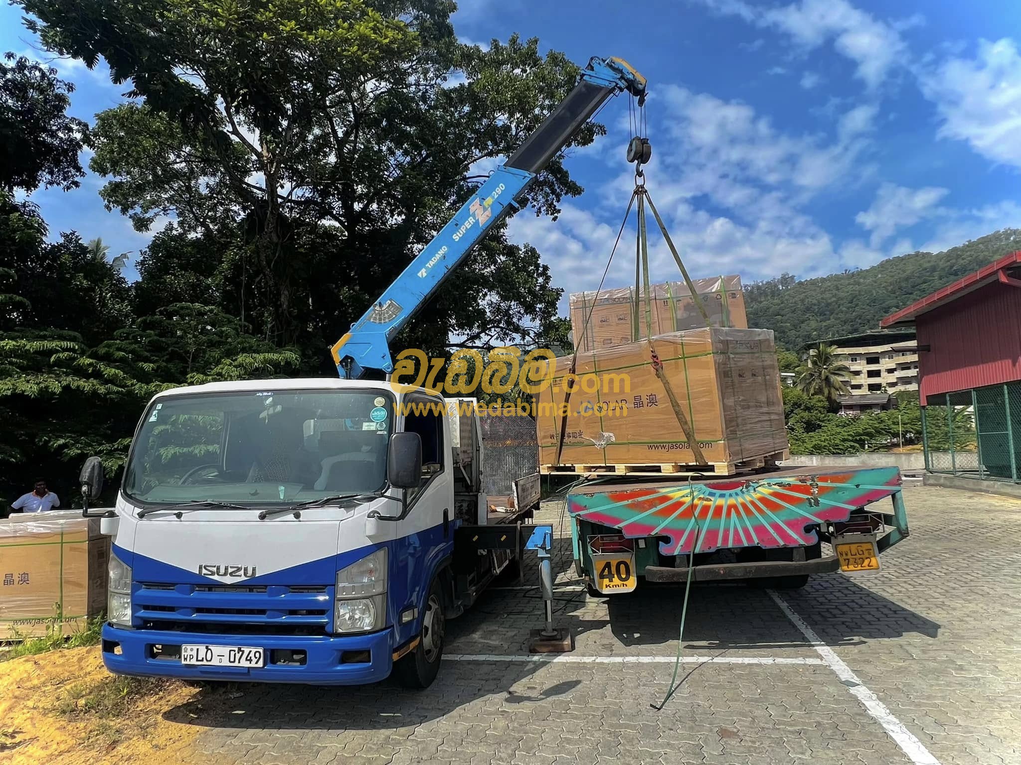 Boom Truck For Rent in Sri Lanka