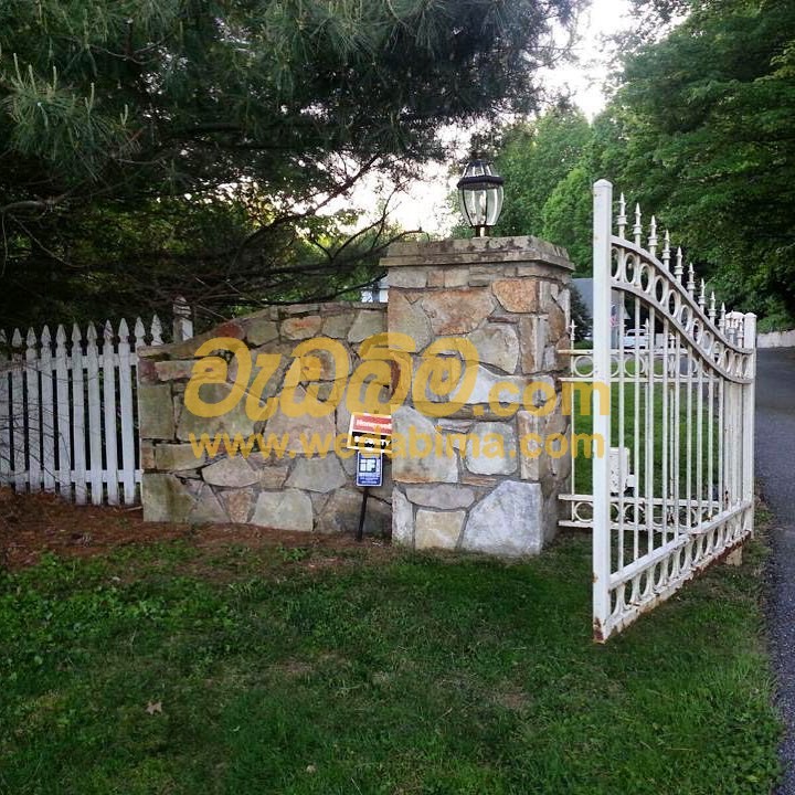 natural wall stone gate design Contractors