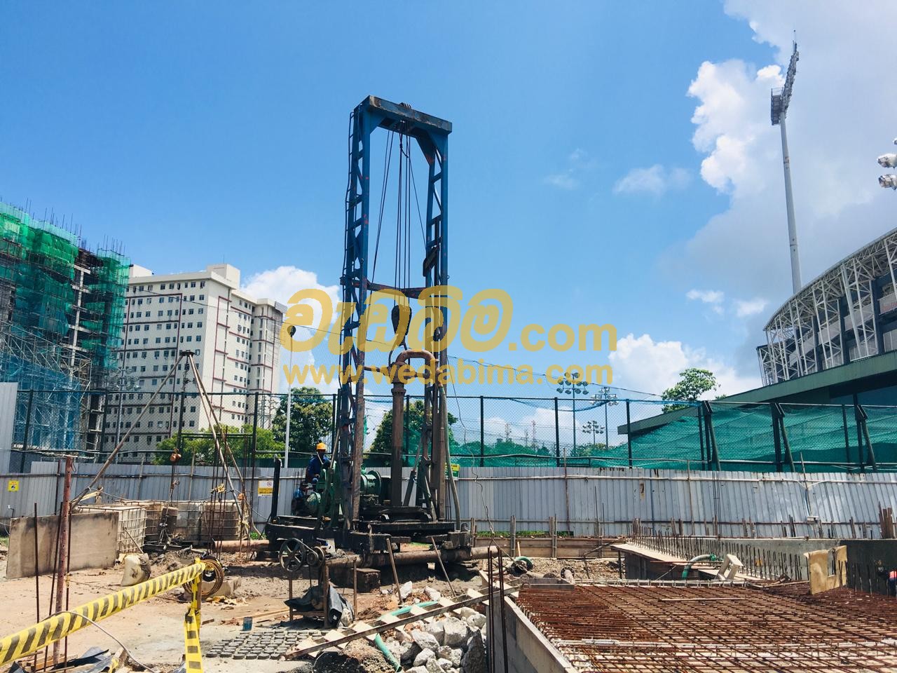 Electrical piling contractors in Sri Lanka