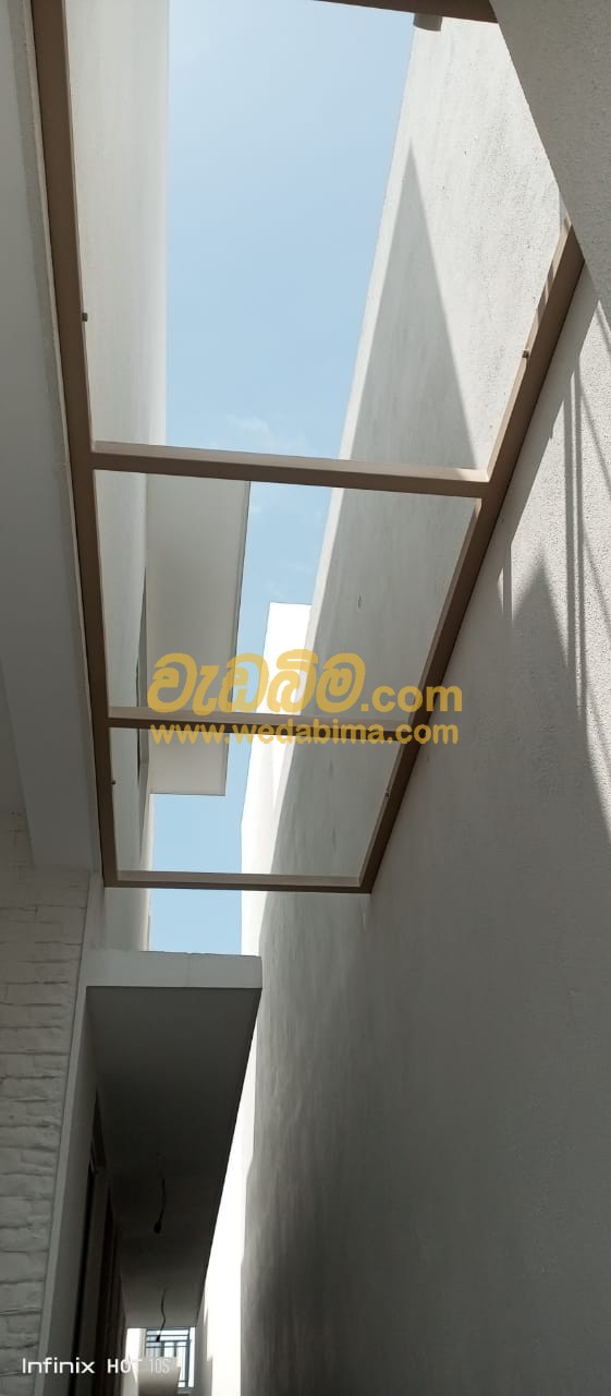 Steel and Tempered Glass Canopies in colombo