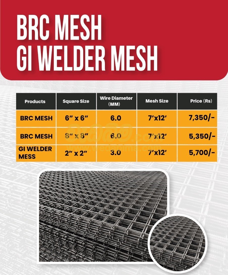 GI Welder Mesh for sale colombo