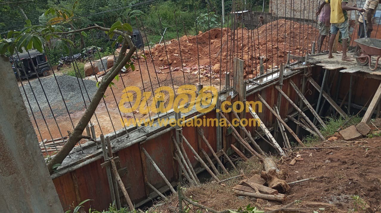 Slab formwork and concreting work srilanka