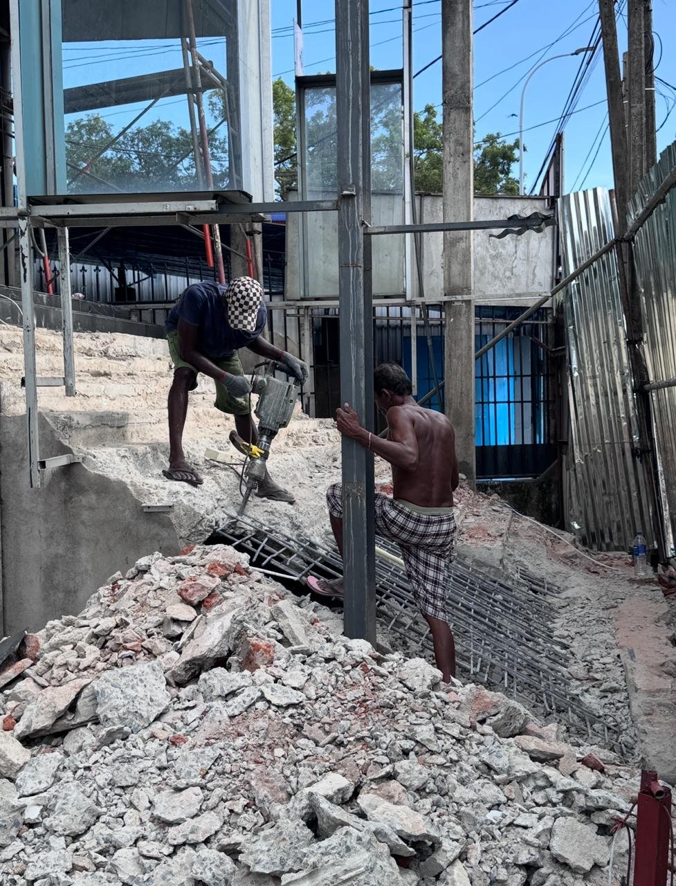Concrete demolition and removal sri lanka