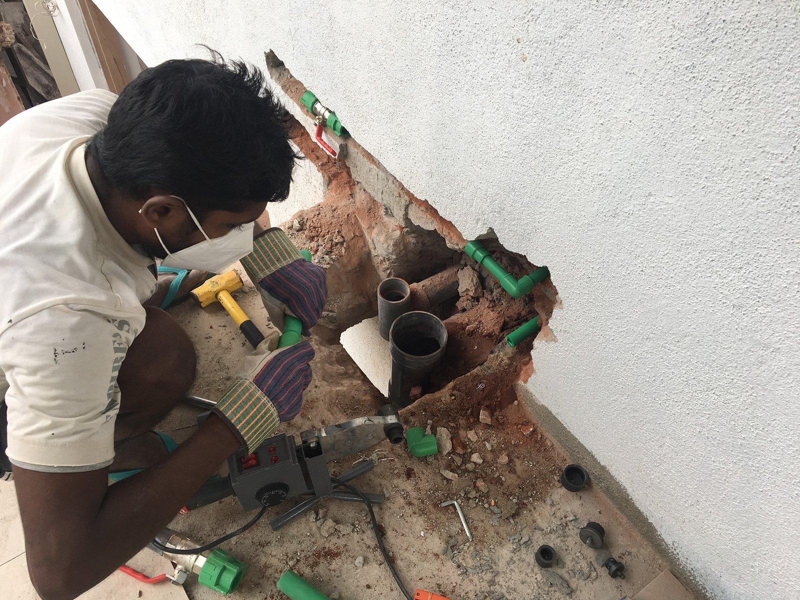 Plumbing repair services in Colombo