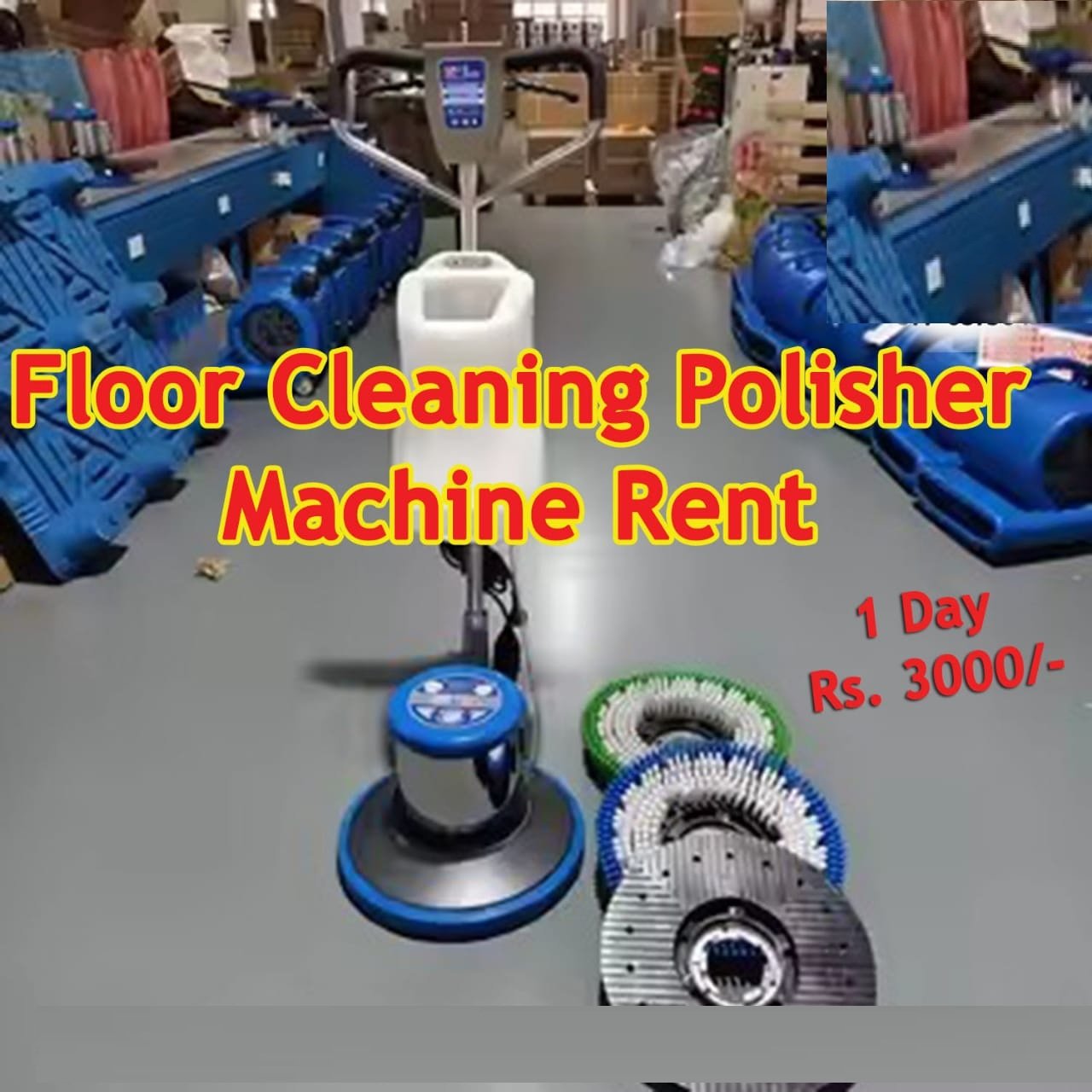 Floor Polishers for Rent in Sri Lanka