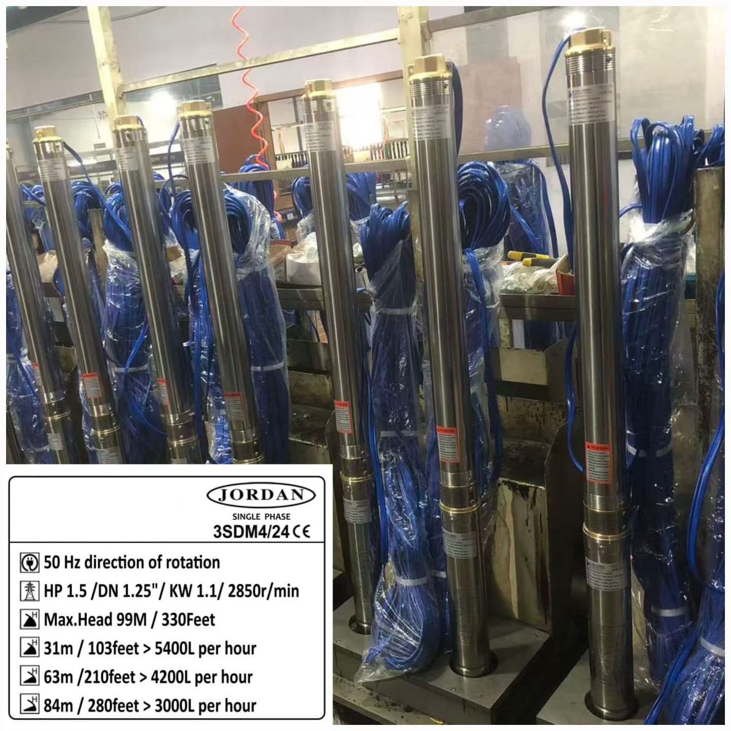 1.5 Hp Deep submersible pump for sale sri lanka