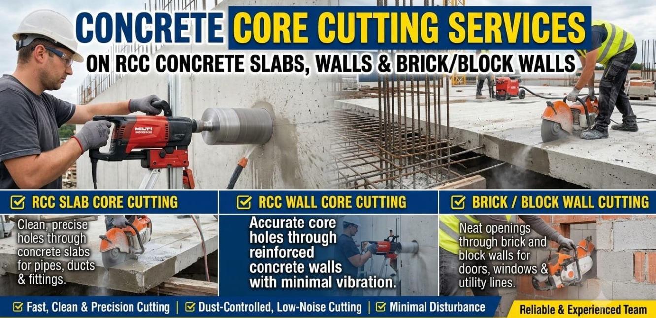 concrete core drilling team in kadawatha