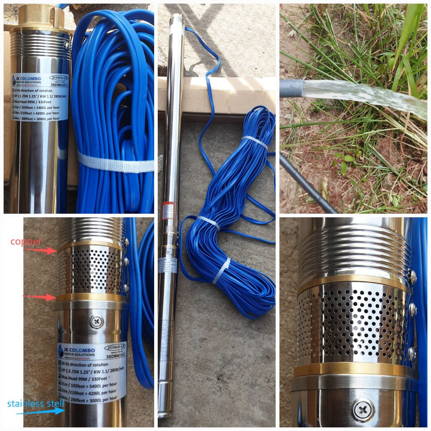Jordan Deep Submersible Pump price in colombo
