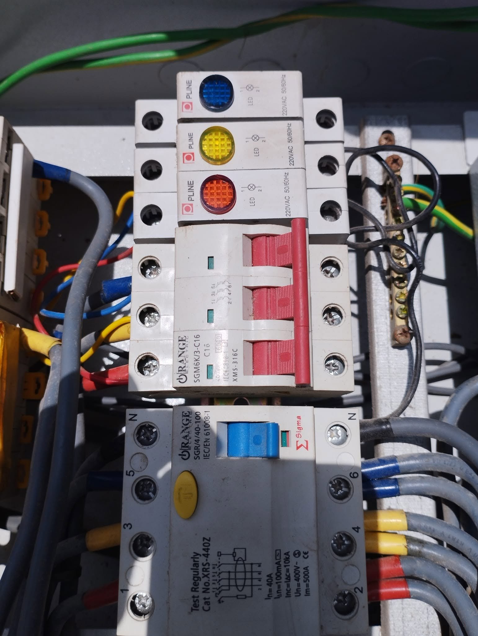 three phase design and wiring matale
