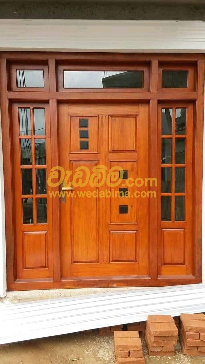 Wooden Door Design in Gampaha