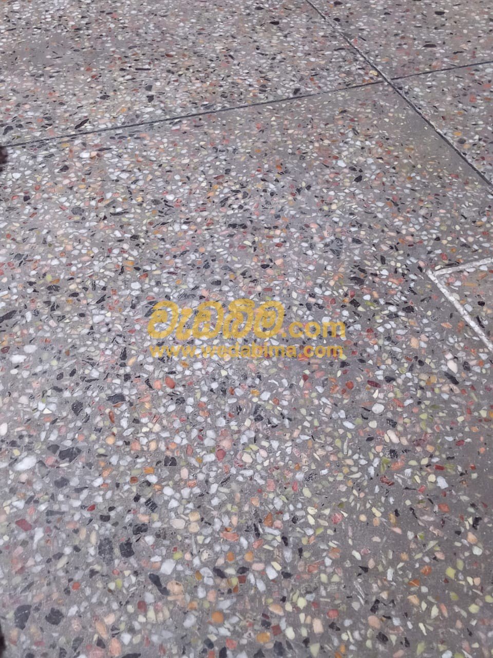 Terrazzo Cut and Polish