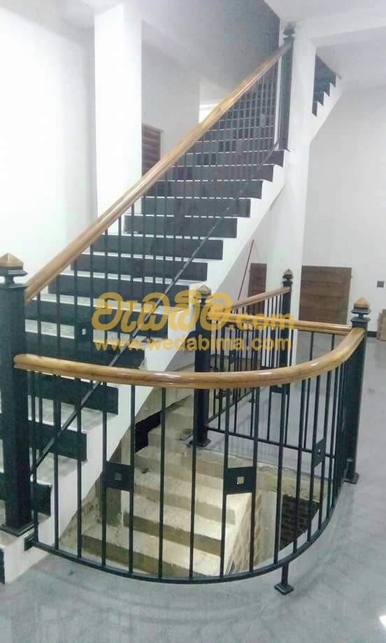 Steel Staircase and Handrailing Designs Sri Lanka