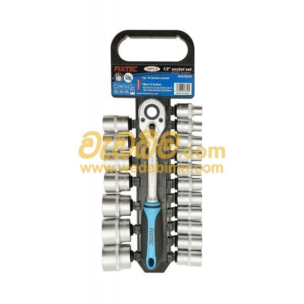 19 Pcs 1/2 Inch Socket Set